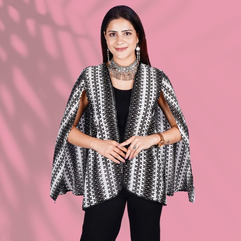 Black and White Cape