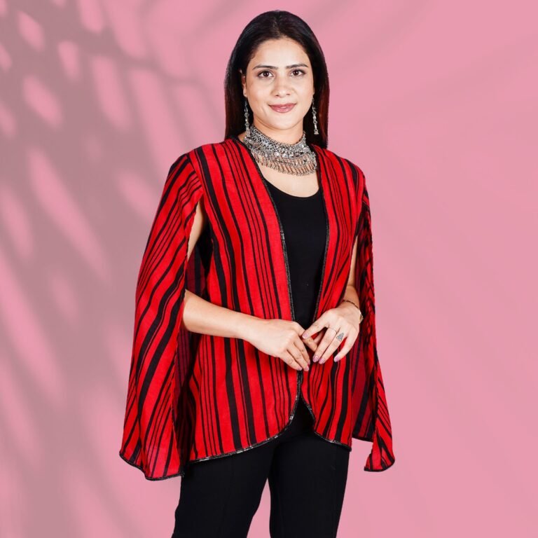 Red and Black Cape