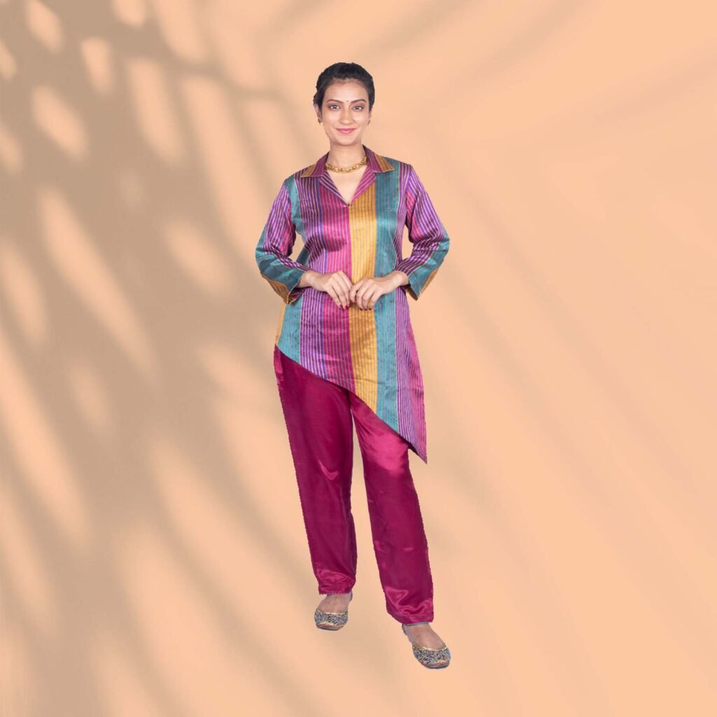Multi Purple Pants